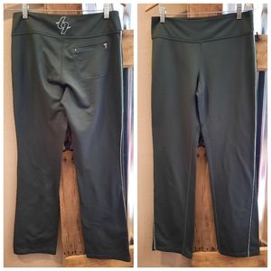 Lija olive green yoga pants S athleisure